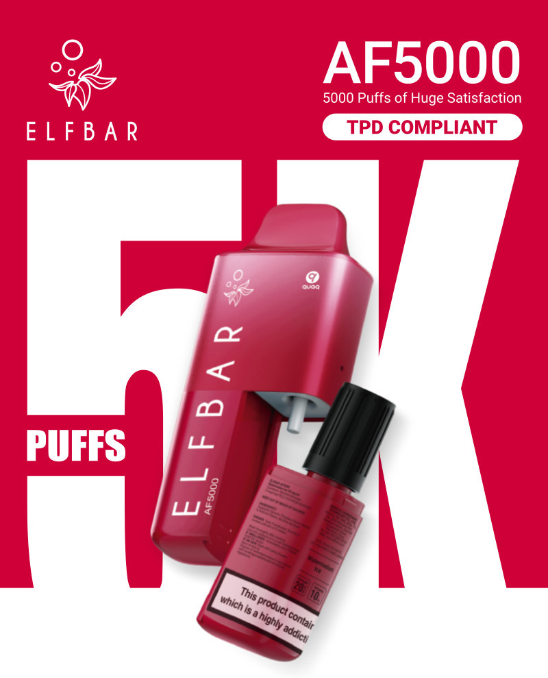 ELFBAR AF5000: El cigarrillo electrónico revolucionario de 5000 caladas