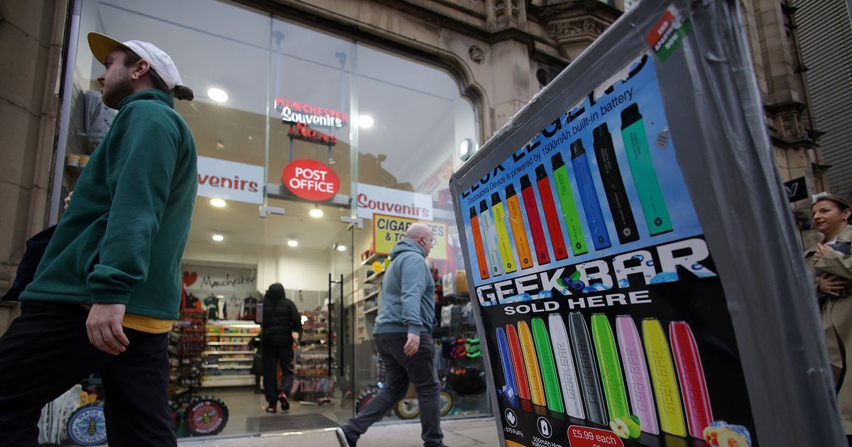 英国"电子烟之都"排行榜公布:大曼彻斯特地区四郡跻身前十