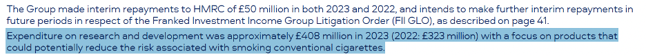 BAT's Strategy in Capital Markets and New Tobacco Products