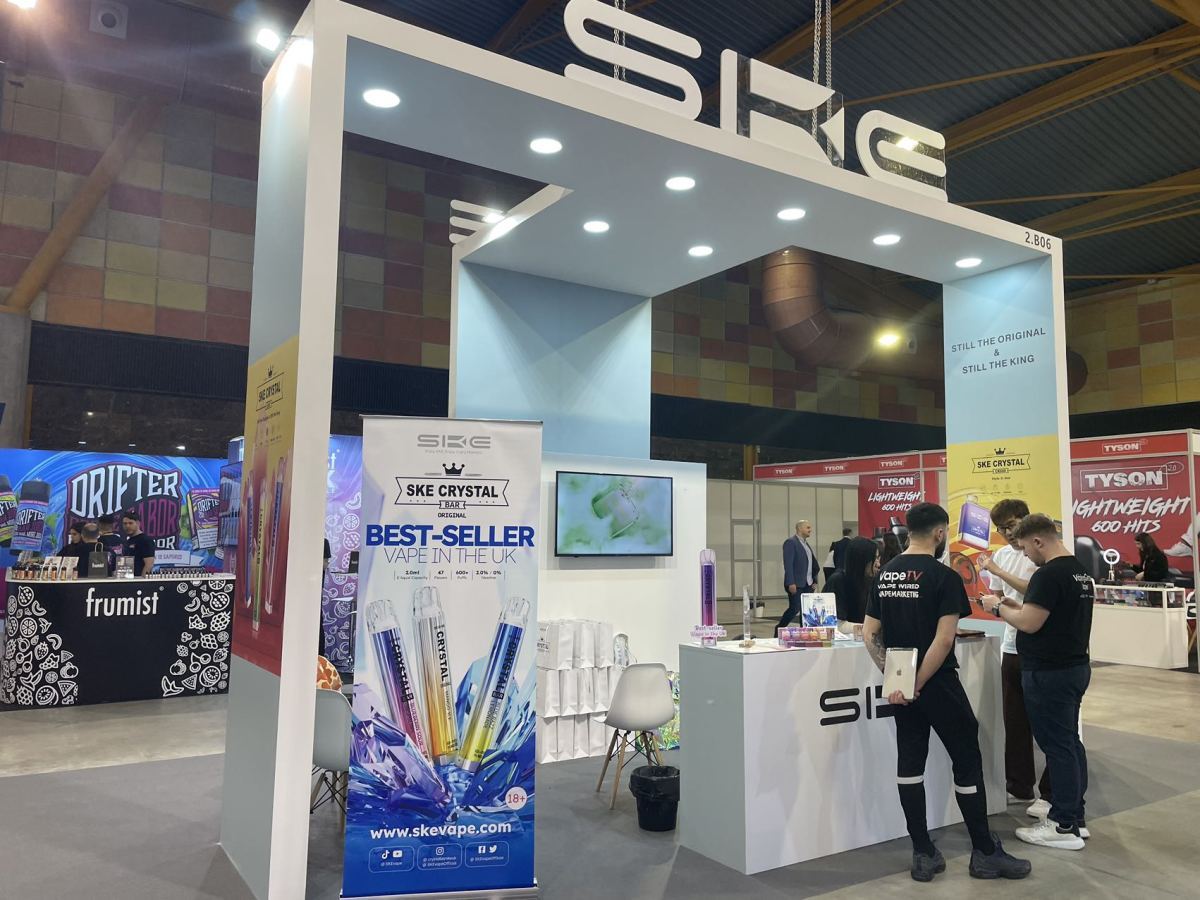 Exposición de tabaco Spanish EVO NXT celebrada en Málaga.