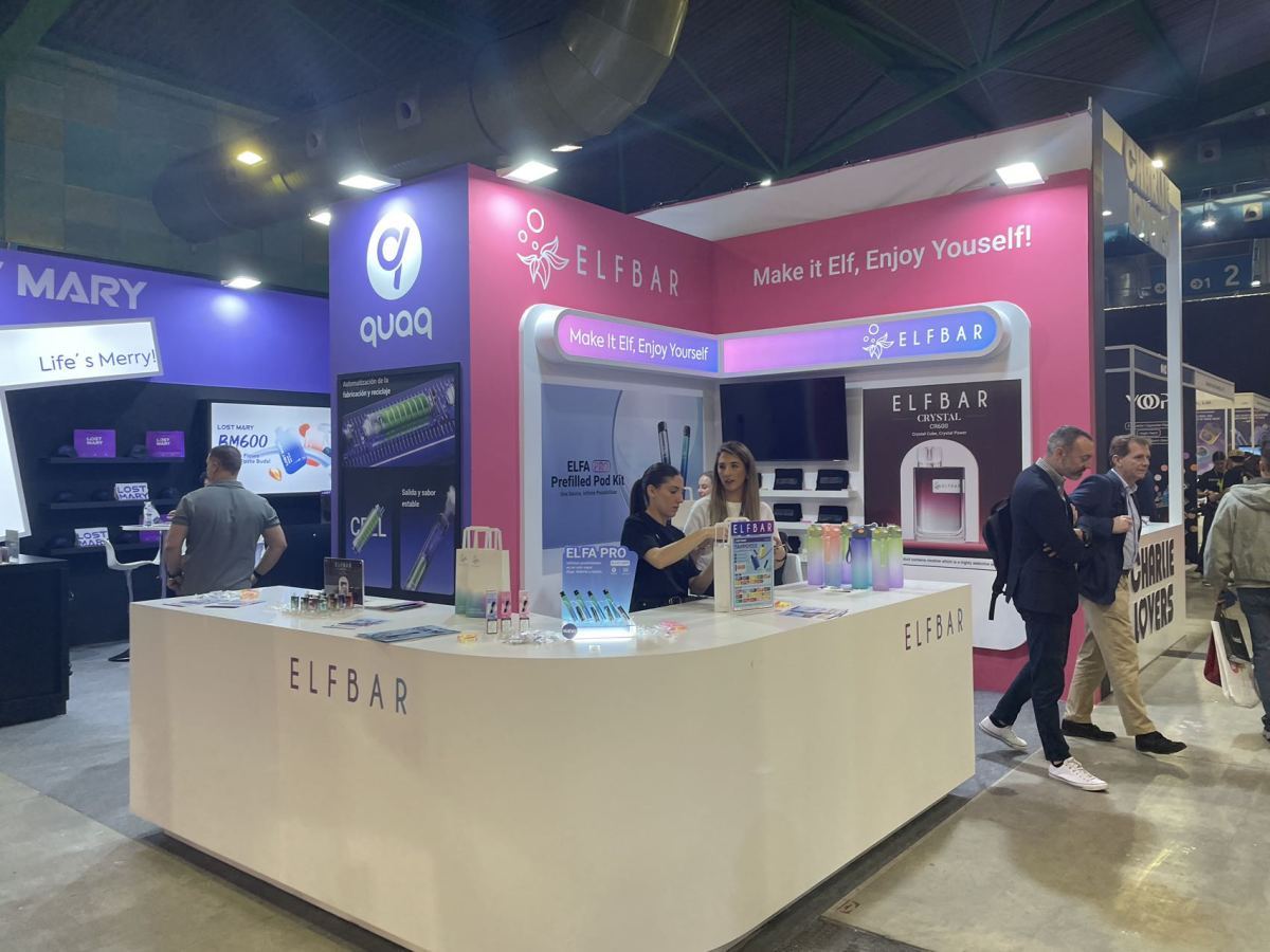 Exposición de tabaco Spanish EVO NXT celebrada en Málaga.