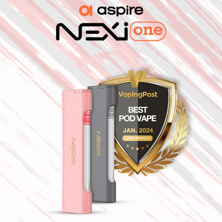 Aspire Nexi Wins Innovation Award, Featuring All Tobacco Flavors with Magnetic Charging Device