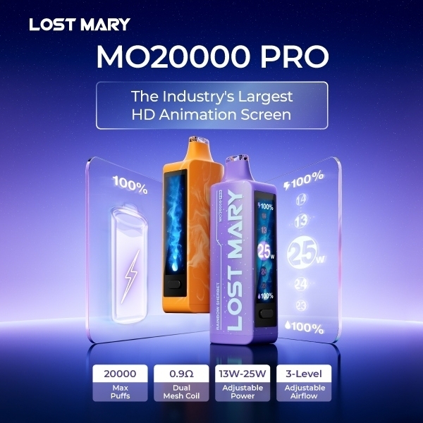 LOST MARY MO20000 PRO with HD Animation Screen Unveiled in US