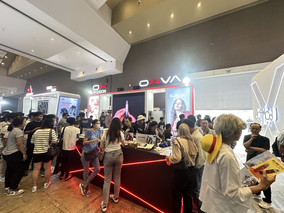 Expo Internacional de Vapeo de Jakarta 2024: una muestra de la industria de los cigarrillos electrónicos.