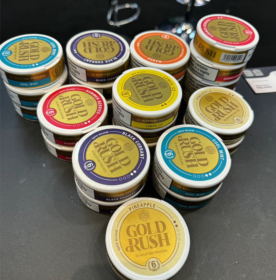 ELUX、GOLD BAR、MR FOG等品牌在英国伯明翰展推出尼古丁袋品牌