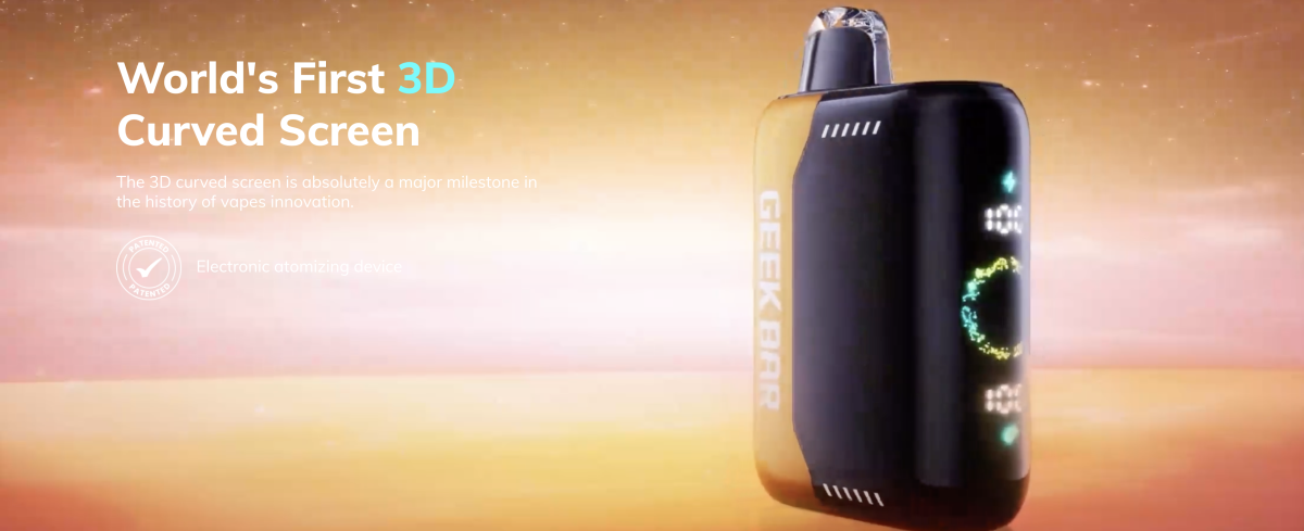 3D曲面+快充?GEEK BAR在美推出升级版电子烟Pulse X