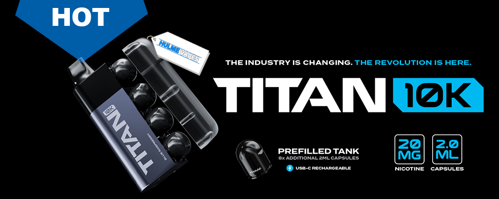 Evolución de los cigarrillos electrónicos desechables en el Reino Unido: Titan 10K