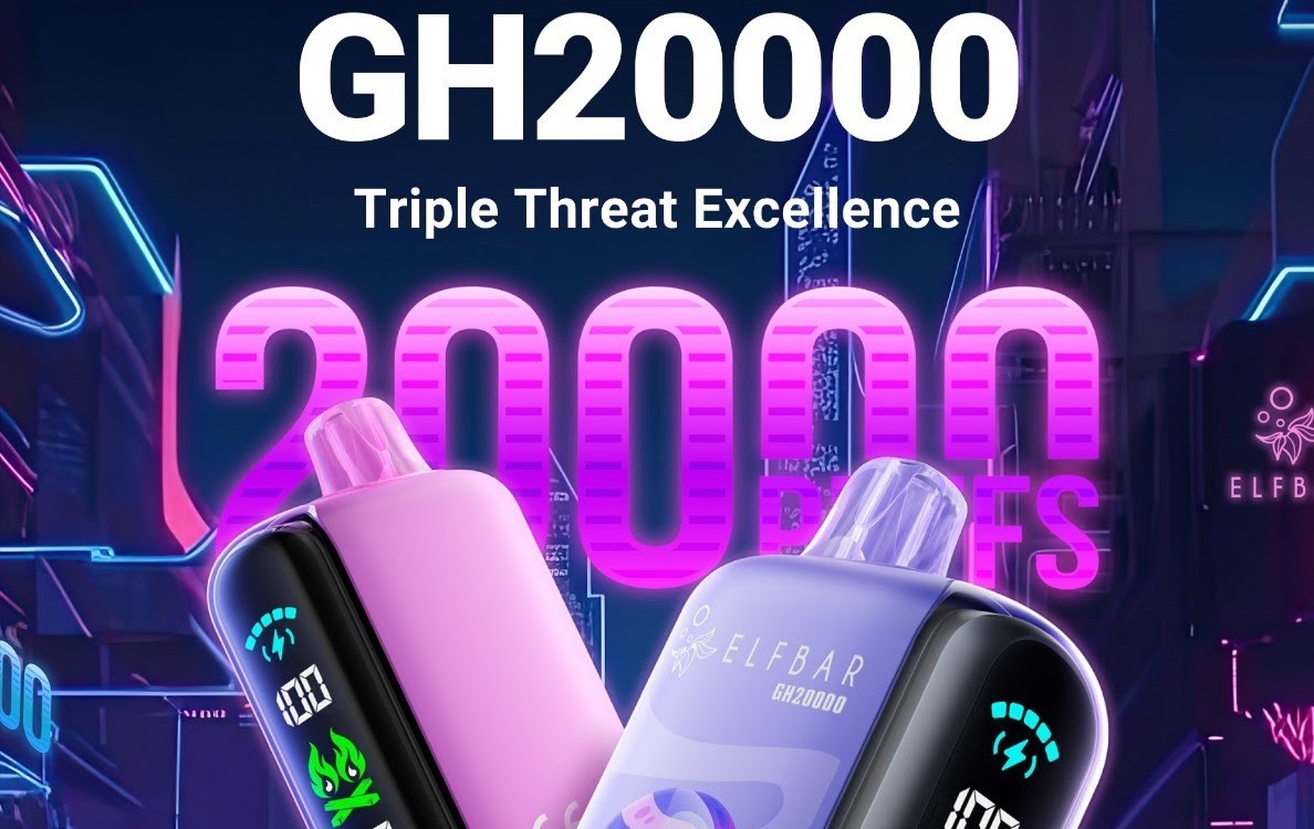 ELFBAR GH 20000-Puff Disposable with Side Screen Launched in Canada