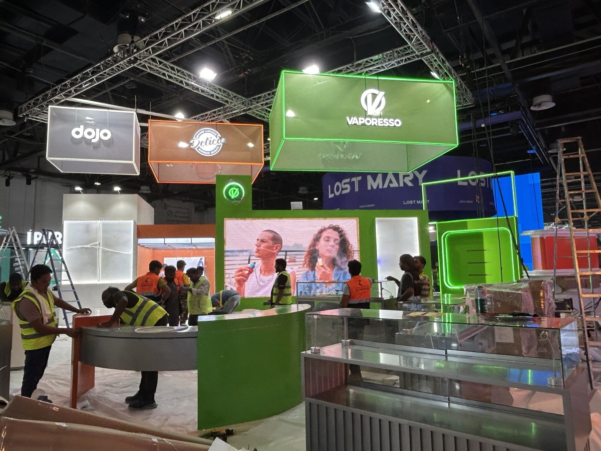 World Vape Show en Dubai: Vista previa de los stands de exposición