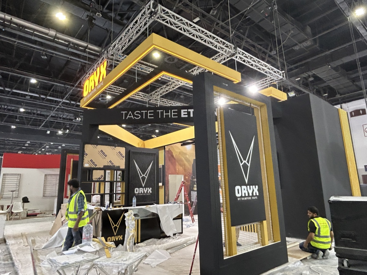 现场图集|世界电子烟展开幕在即 GEEKVAPE、VAPORESSO、OXBAR等展台抢先看