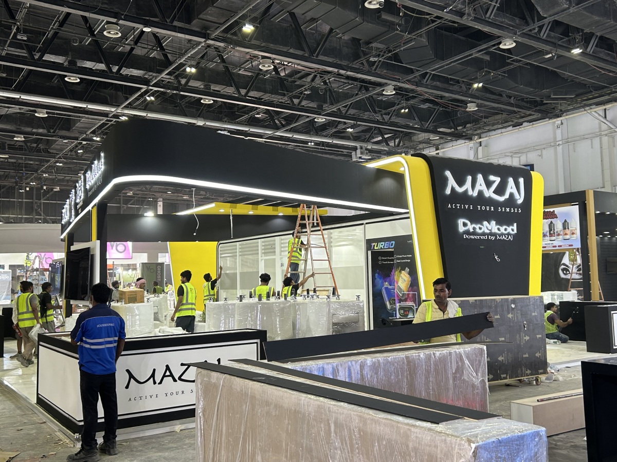 现场图集|世界电子烟展开幕在即 GEEKVAPE、VAPORESSO、OXBAR等展台抢先看