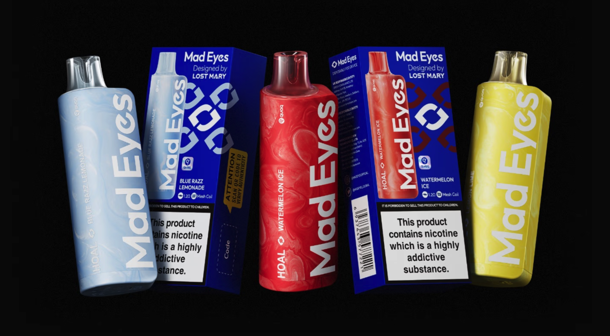 Presentamos MAD EYES: La marca más nueva de cigarrillos electrónicos en el Reino Unido