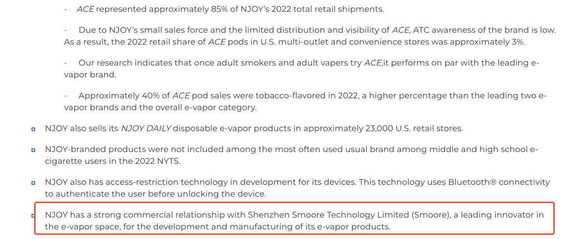 Los cigarrillos electrónicos con sabor a menta de NJOY fueron aprobados por la FDA.