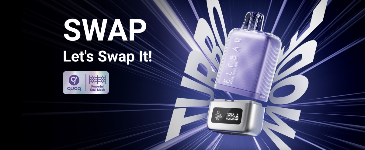 ELFBAR Officially Launches SWAP Featuring Top-Bottom Magnetic Design