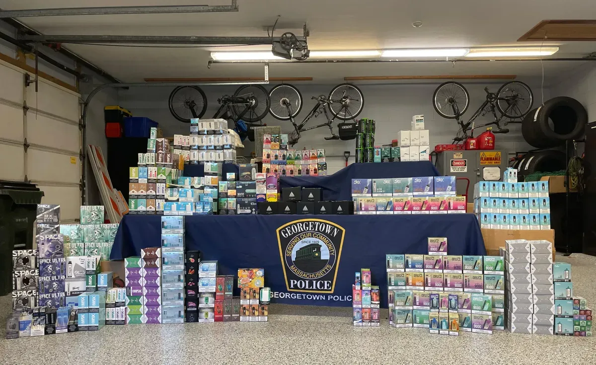 Illegal Sale of THC E-Cigarette Pods in Georgetown, Massachusetts