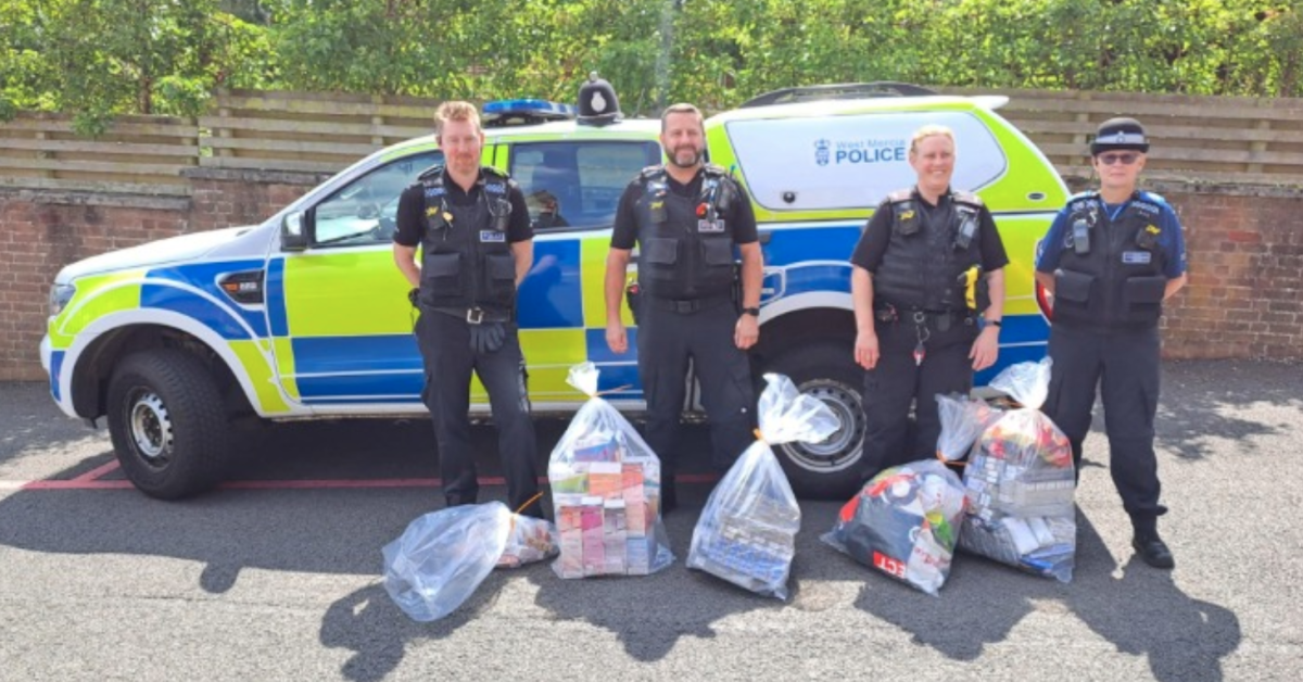Illegal E-cigarette and Counterfeit Cigarettes Seized in Worcester Store