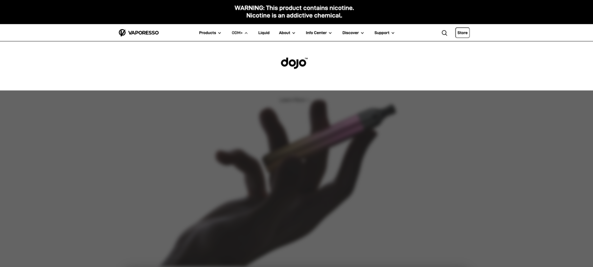 DOJO: Una marca emergente bajo la autoridad de VAPORESSO
