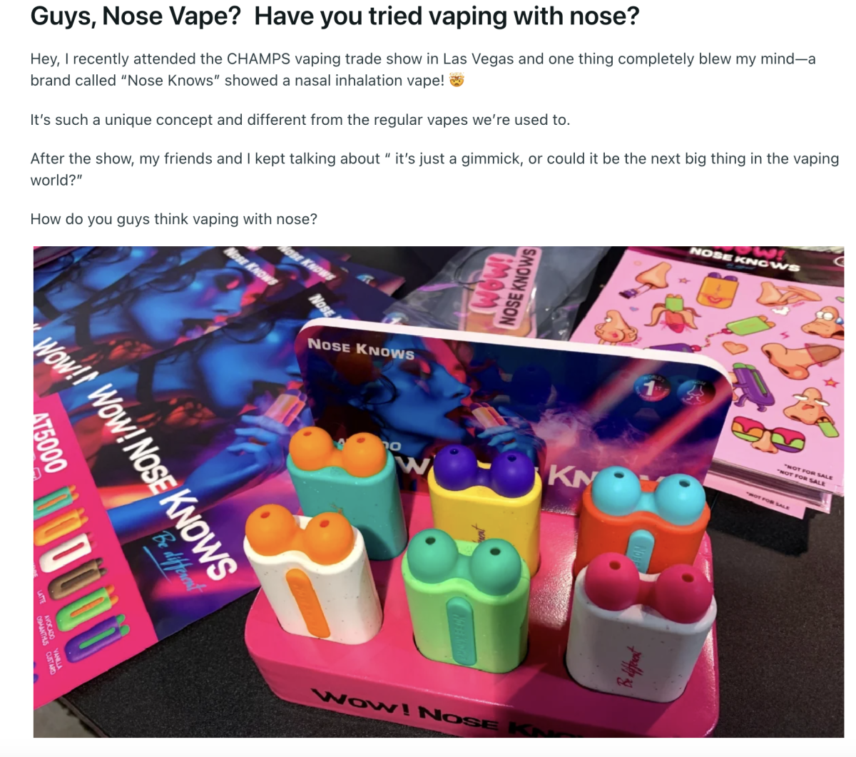 La Revolucionaria Nariz de VOZOL AT5000: ¿Un Cambio de Juego en los Cigarrillos Electrónicos?