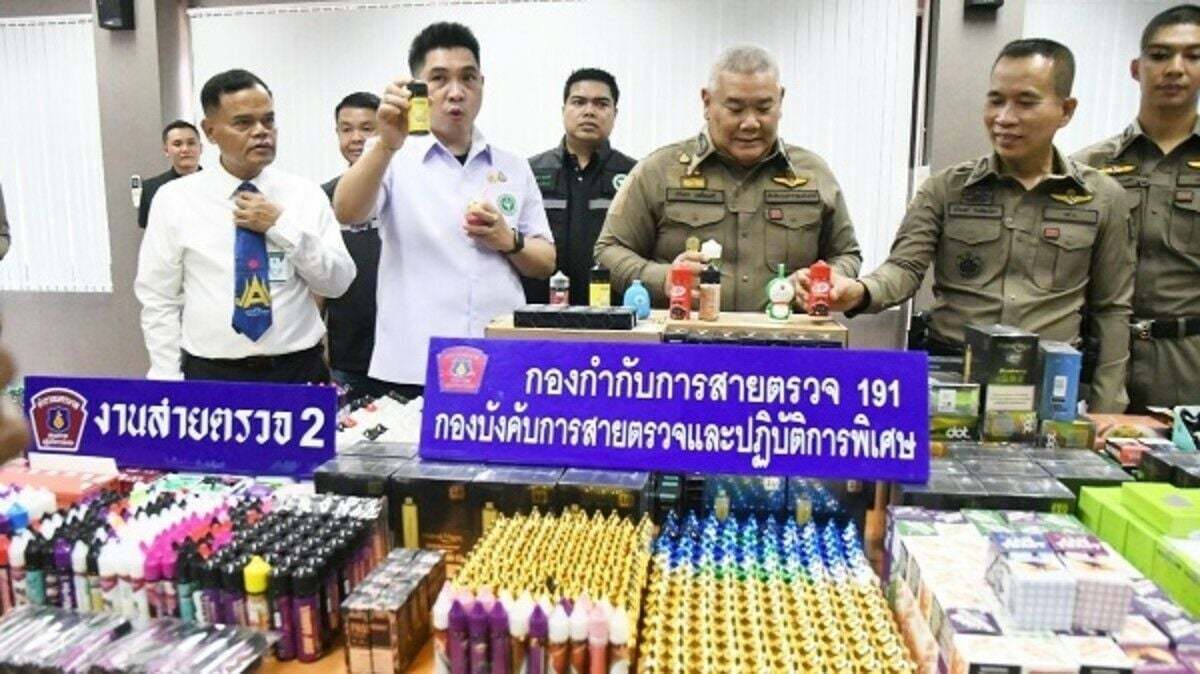 Thai Police Bust Largest E-cigarette Smuggling Operation in Bangkok