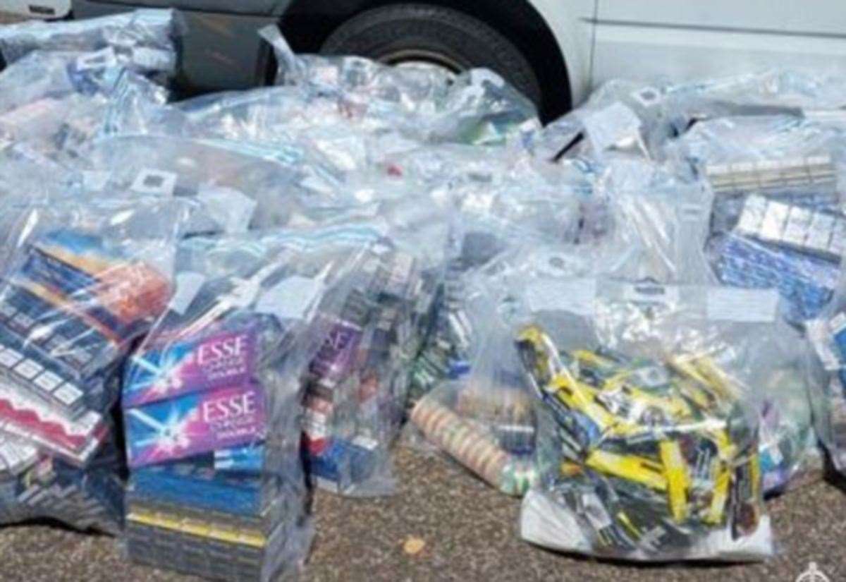 Police in Kent County seize illegal tobacco and e-cigarettes