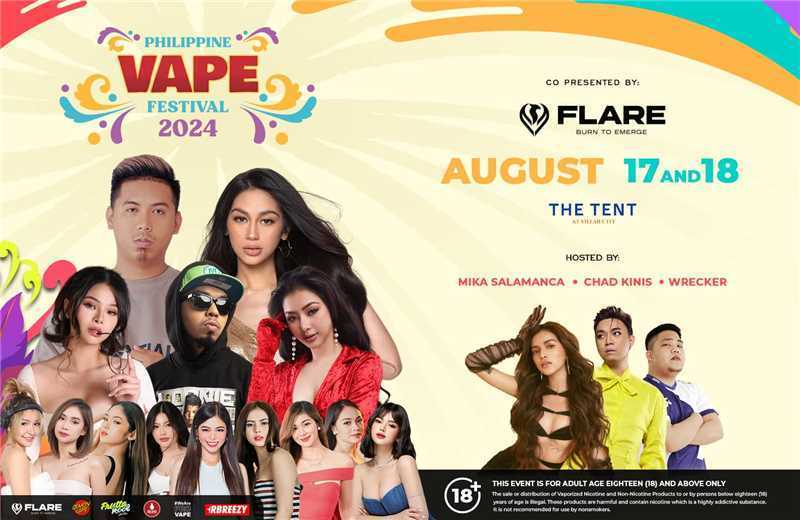 El Festival de Vape de Filipinas 2024 se enfrenta a controversias por inspección fiscal.