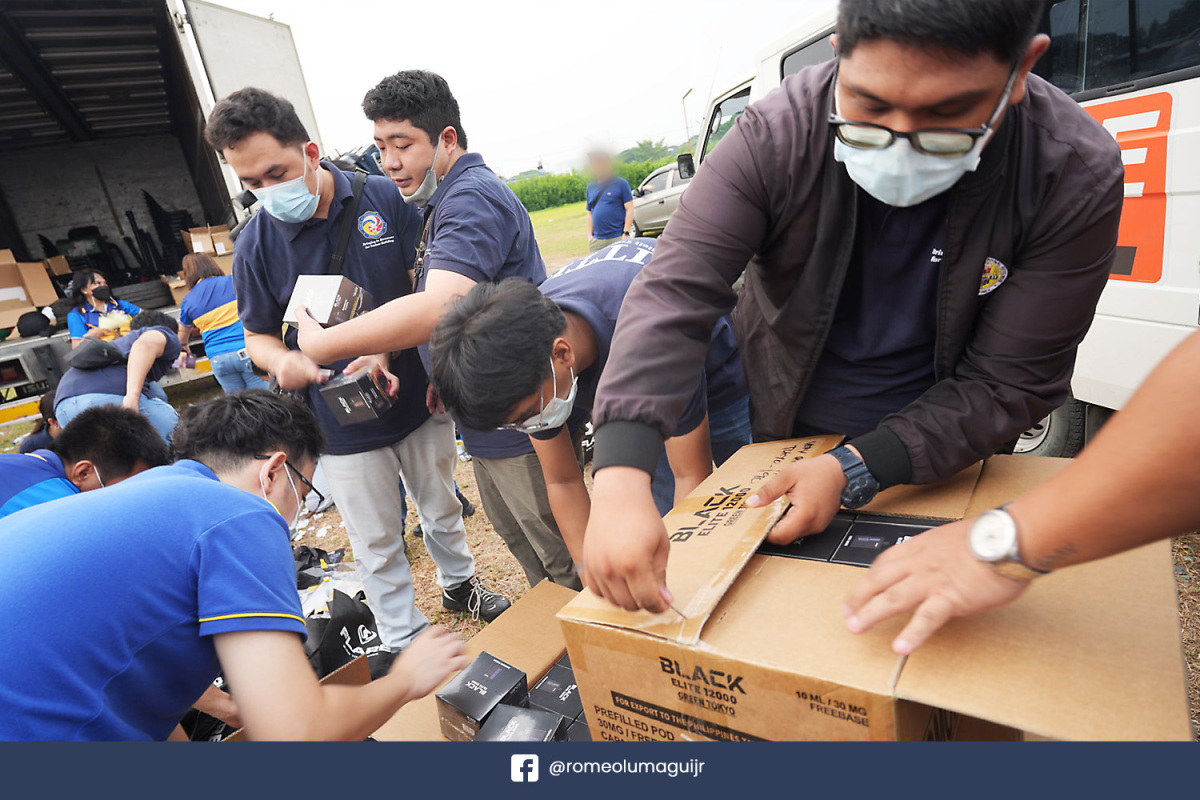 BIR's Raid on PVF 2024: Flava E-cigarette Products Seized