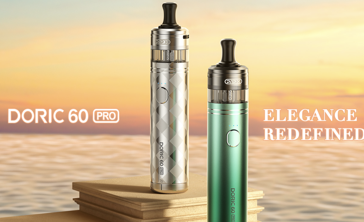 电子烟品牌VOOPOO将在法国推出新型电子烟DORIC 60 Pro 支持 DTL/MTL 模式切换