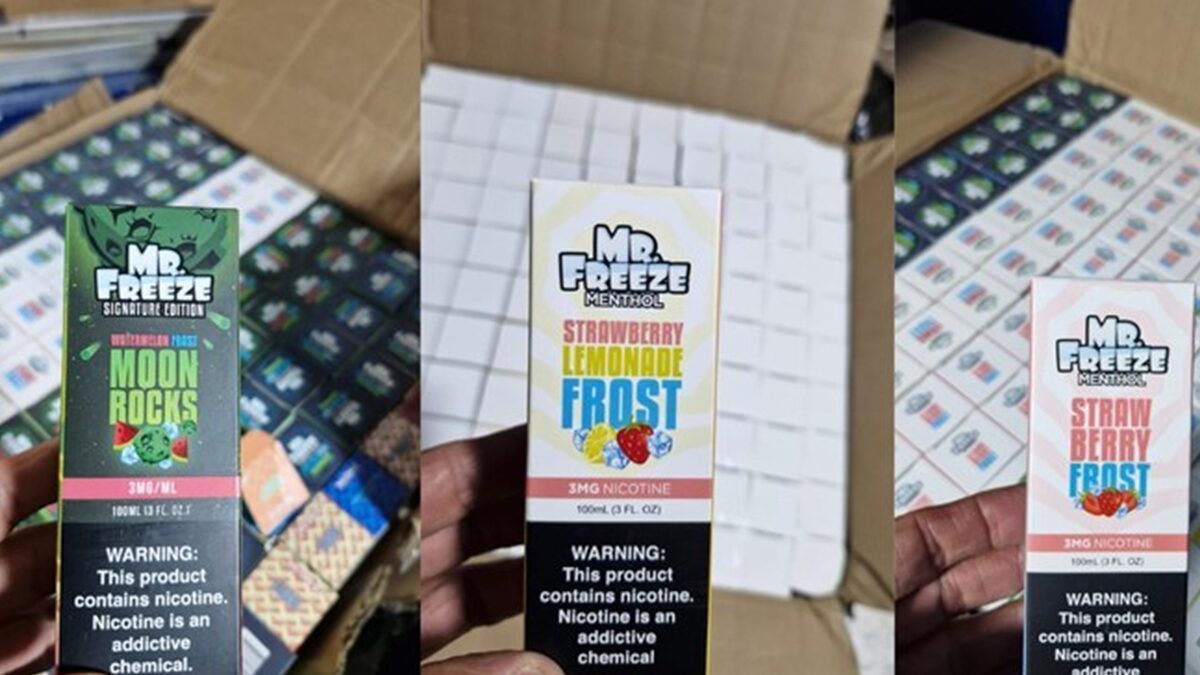 Policía Federal de Brasil decomisa 500 cigarrillos electrónicos en operativo en Brasília.