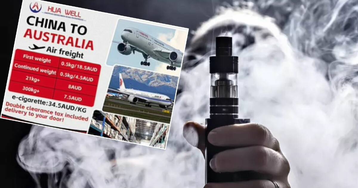 Investigation into Illegal Importation of e-cigarette in Australia by Chinese Freight Forwarder