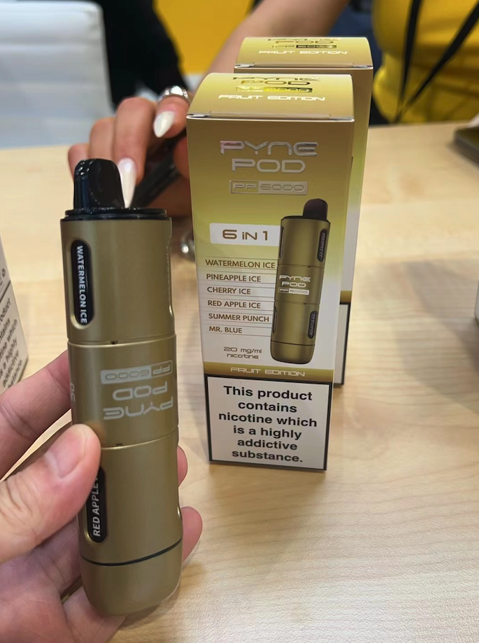 Product Launch | UK E-Cigarette Market Embraces Multi-Pod Trend with '6-in-1' Pyne Pod PP6000