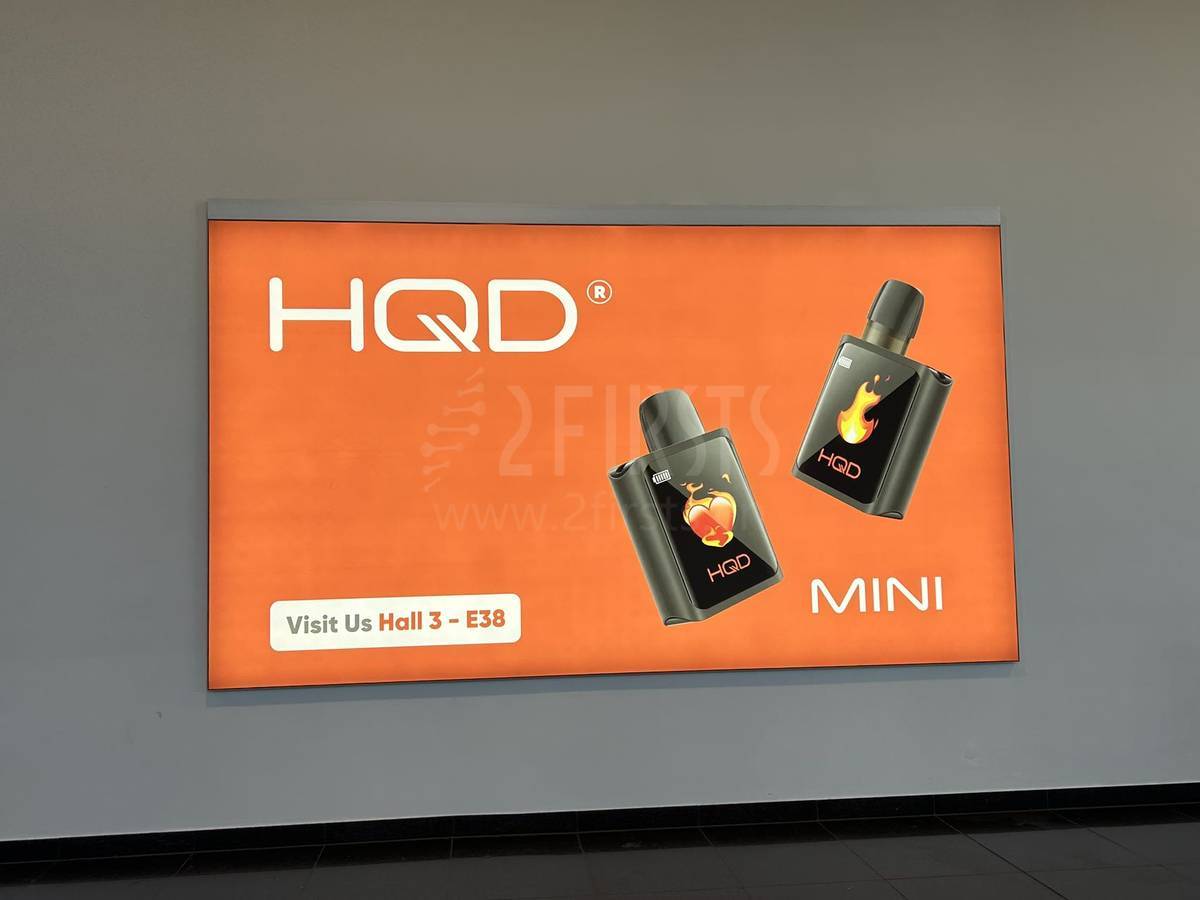HQD presenta sus productos en la Exhibición de Tabaco de Dortmund 2024.