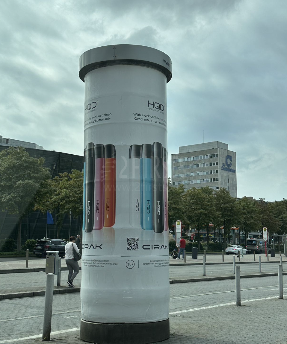 HQD presenta sus productos en la Exhibición de Tabaco de Dortmund 2024.