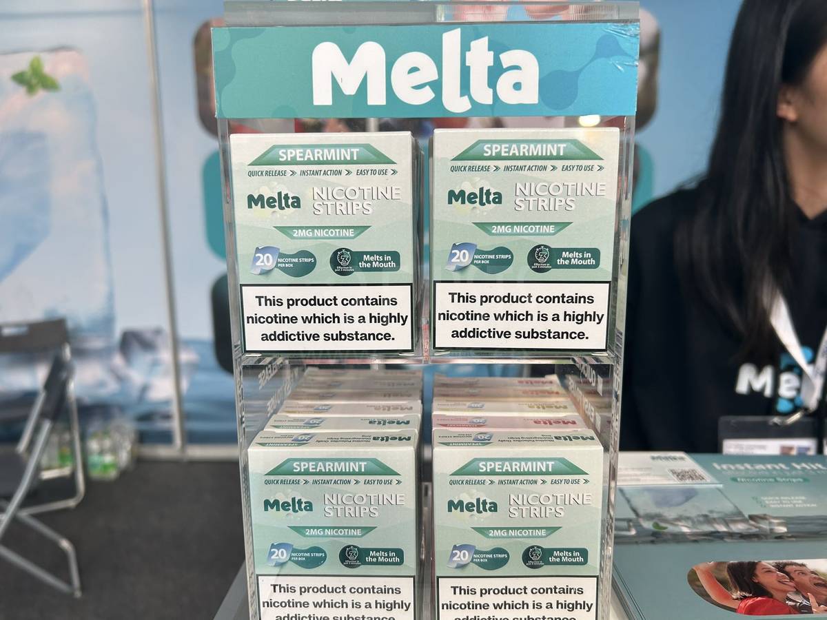 Nuevos productos de película oral de nicotina emergiendo en el mercado.