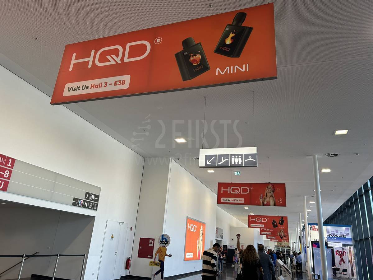 HQD presenta sus productos en la Exhibición de Tabaco de Dortmund 2024.