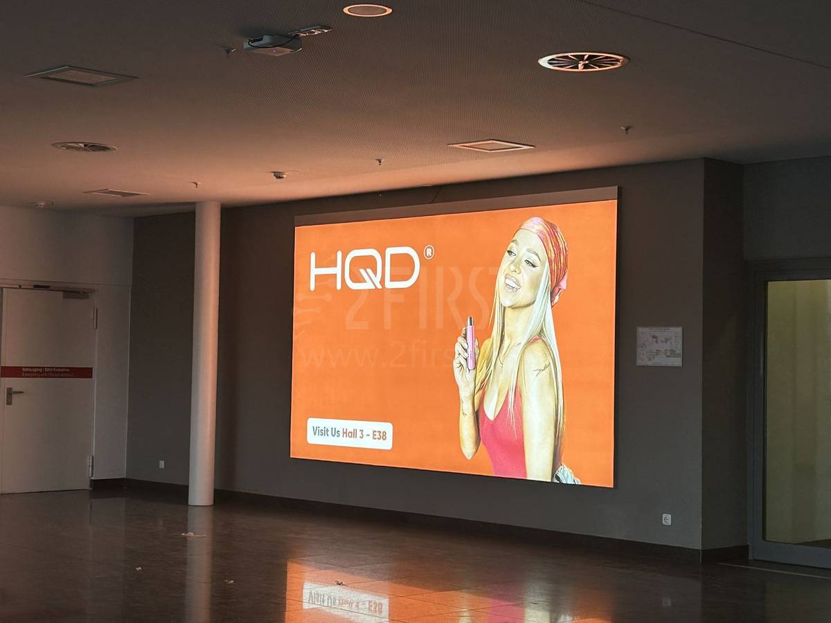 HQD presenta sus productos en la Exhibición de Tabaco de Dortmund 2024.