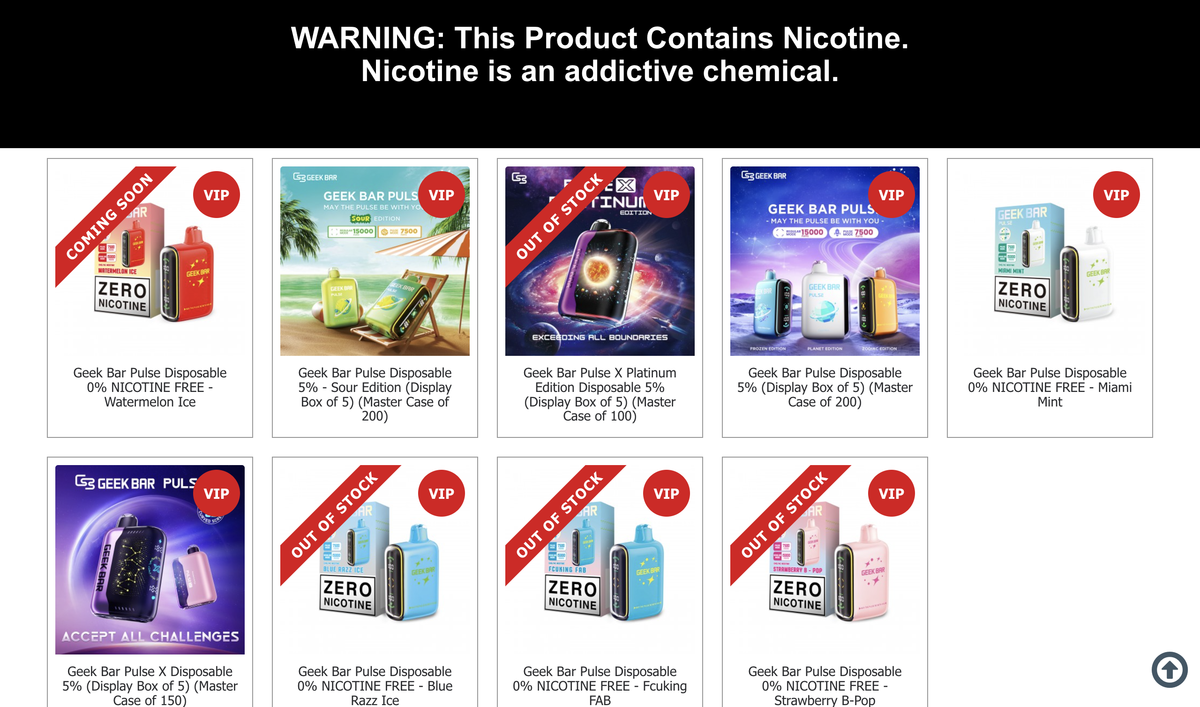 Geek Bar Pulse X Platinum Edition: Newest Generation E-Cigarette