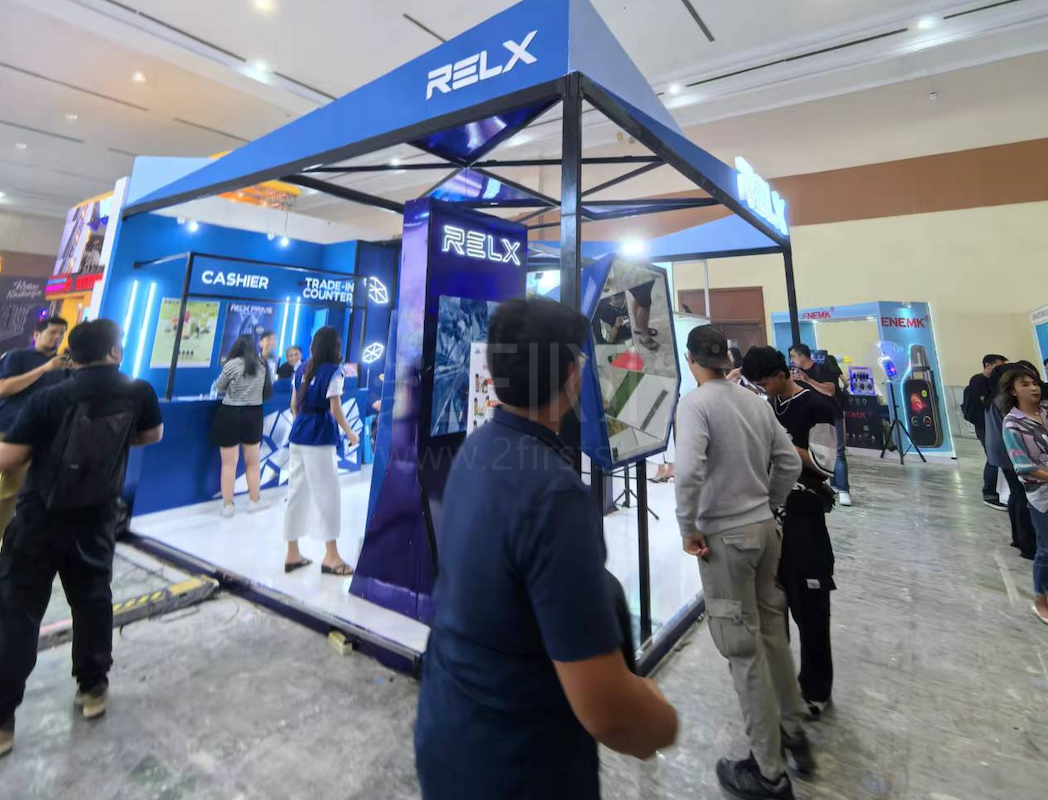 印尼电子烟展VAPEFAIR在雅加达举行 ELFBAR、RELX、OXVA等展台亮相|场馆图集