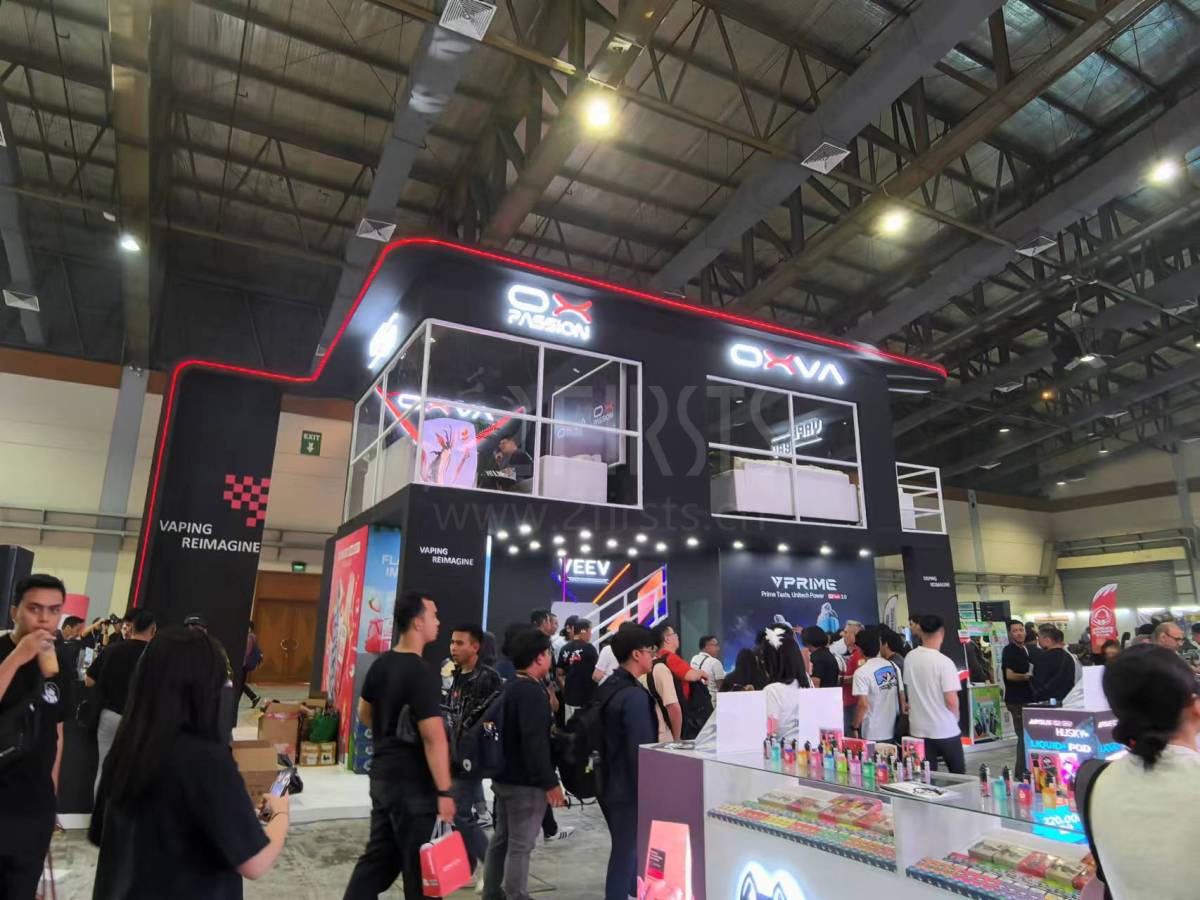 印尼电子烟展VAPEFAIR在雅加达举行 ELFBAR、RELX、OXVA等展台亮相|场馆图集