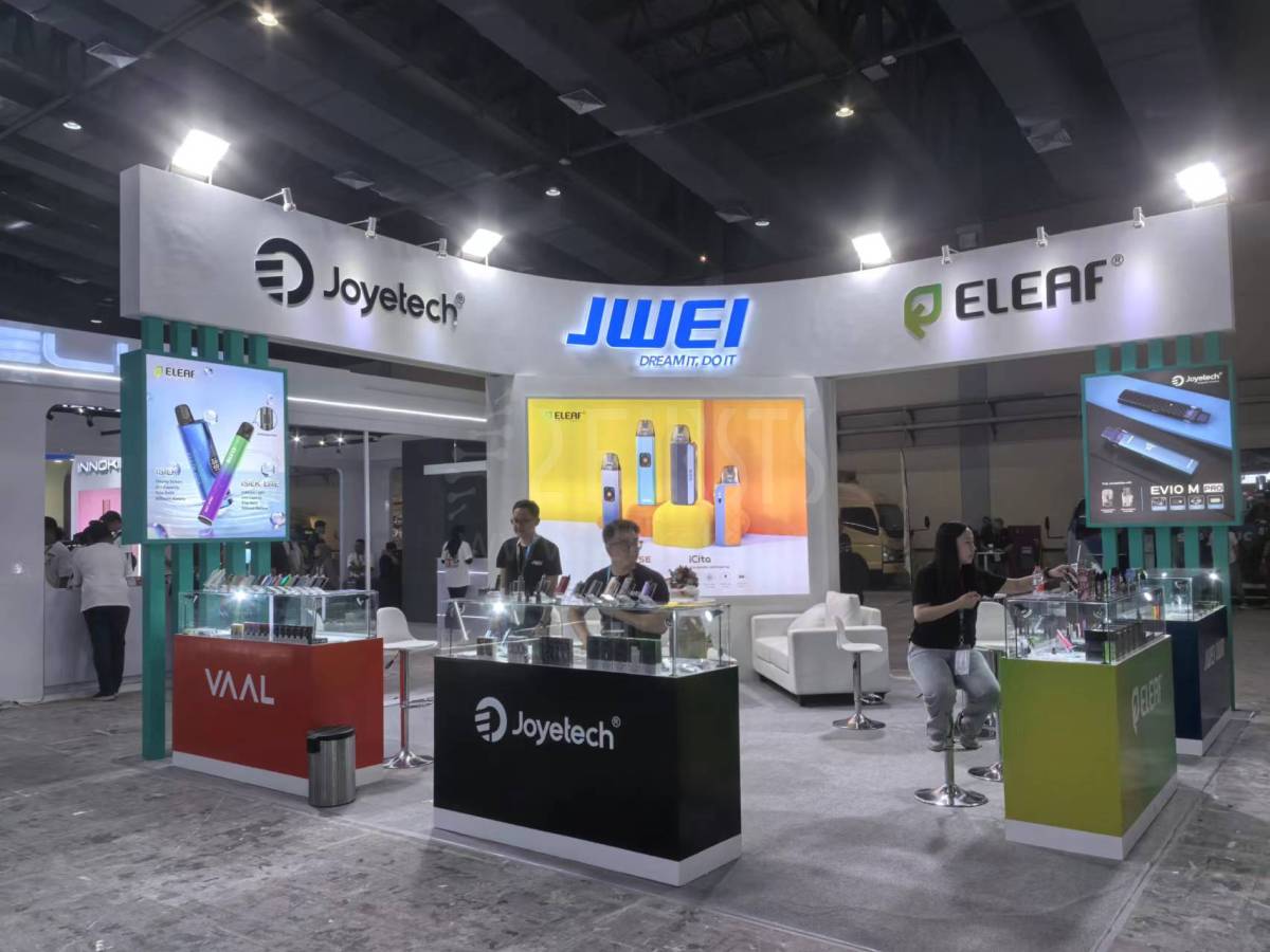 印尼电子烟展VAPEFAIR在雅加达举行 ELFBAR、RELX、OXVA等展台亮相|场馆图集