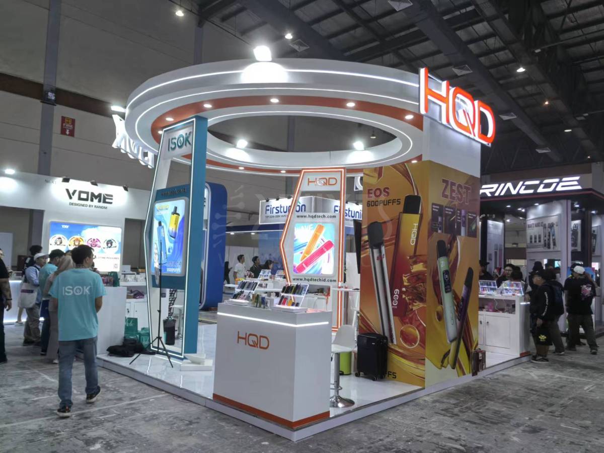 印尼电子烟展VAPEFAIR在雅加达举行 ELFBAR、RELX、OXVA等展台亮相|场馆图集