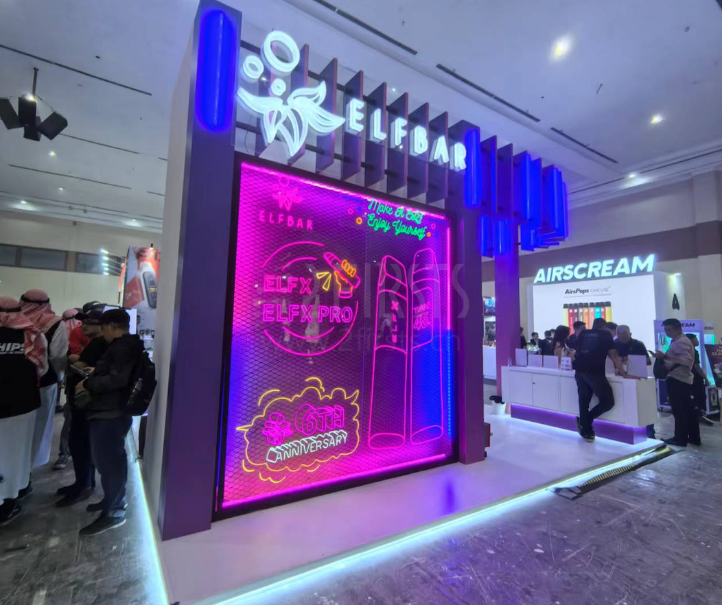 印尼电子烟展VAPEFAIR在雅加达举行 ELFBAR、RELX、OXVA等展台亮相|场馆图集