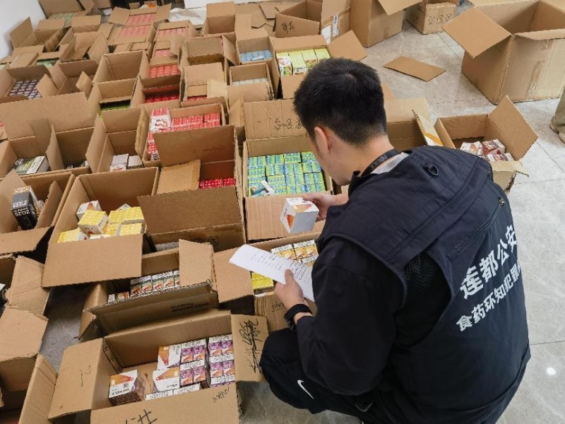 浙江丽水破获产销假冒伪劣电子烟网络案 实物案值超2134万元