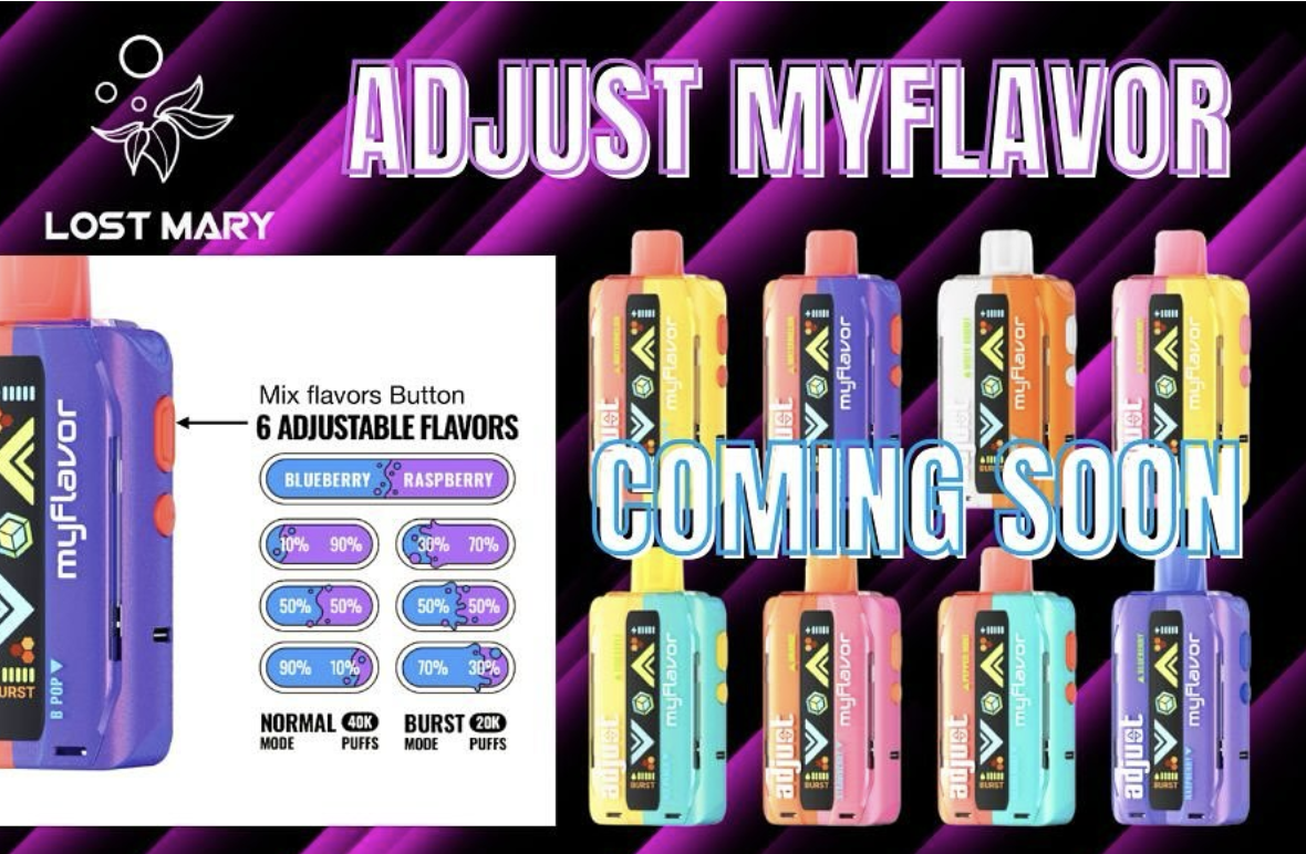 产品|支持6级口味调节 Lost Mary在美推出Adjust Myflavor 40K