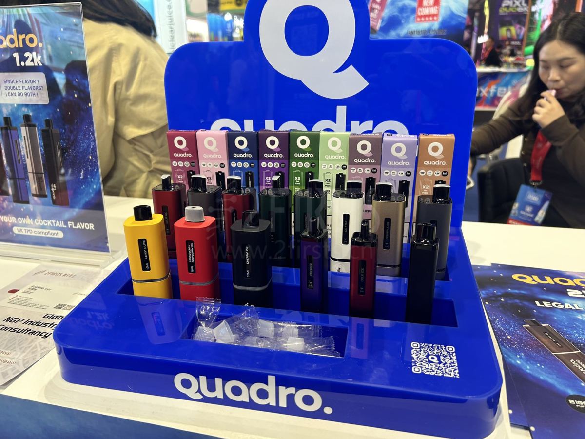 展会观察｜GOLDBAR、QUADRO等多品牌推出换弹式“2+10”产品