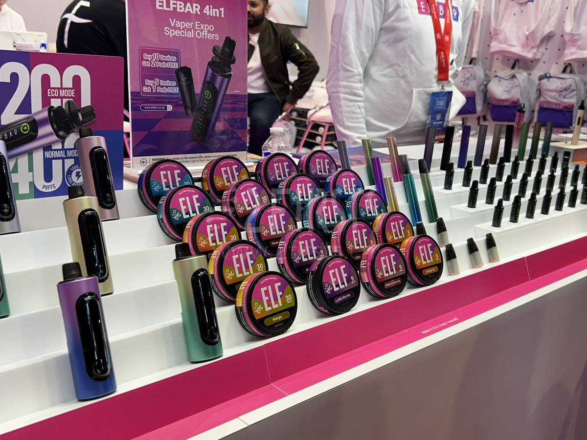 ELFBAR launches new nicotine pouch brand 'ELF', ALIBARBAR presents nicotine gum