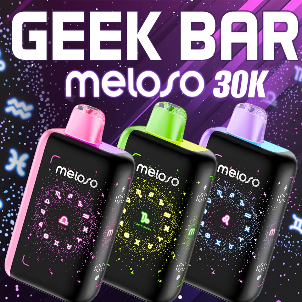 产品｜星座主题电子烟亮相美国市场 Geek Bar推出新品Meloso Bar 30000