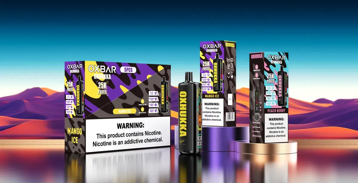 Oxbar Oxhukka 25k: Innovador estilo de pipa de agua para cigarrillos electrónicos.