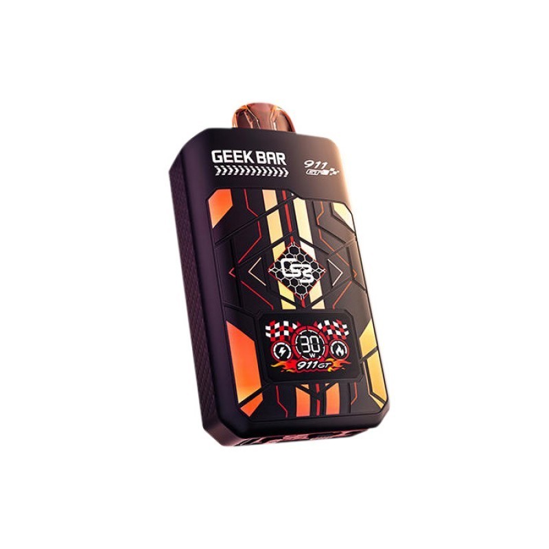 Geek Bar launches racing-themed e-cigarette 911 GT 16K, featuring a detachable battery and four output modes