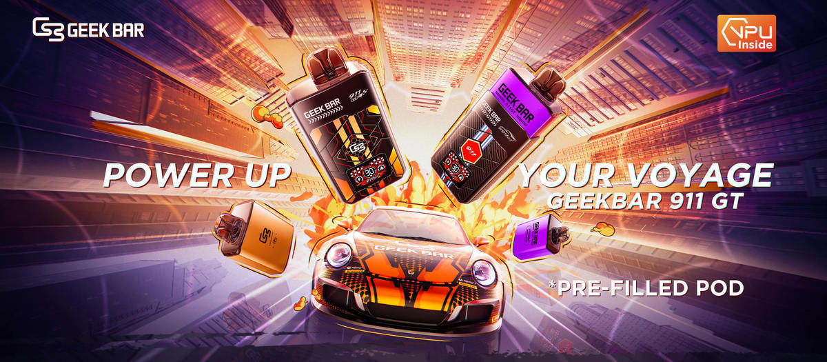 Barra Geek lanza el nuevo cigarrillo electrónico 911 GT 16K.