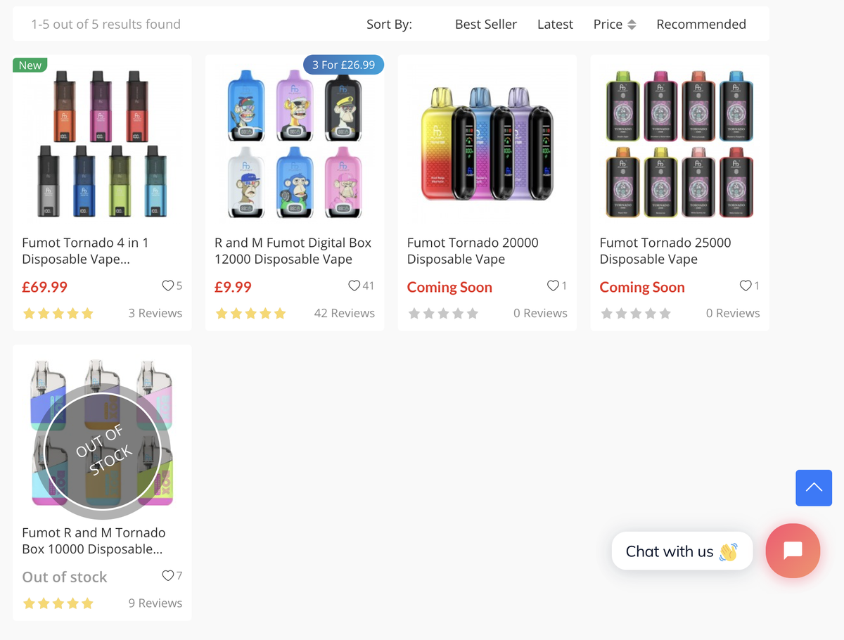 FUMOT launches 4-in-1 e-cigarette in UK, meeting TPD standards
